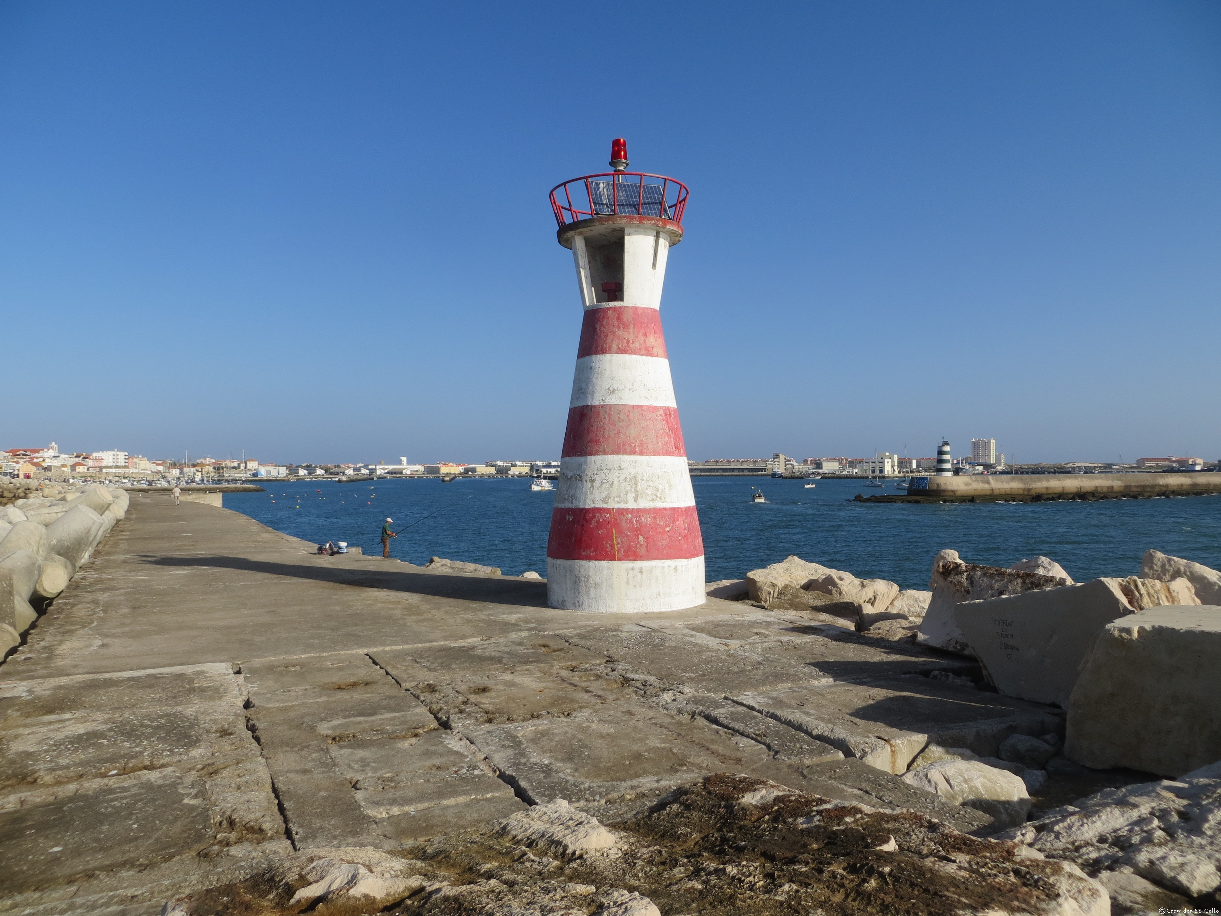 Leuchtturm auf Peniche, Spanien
