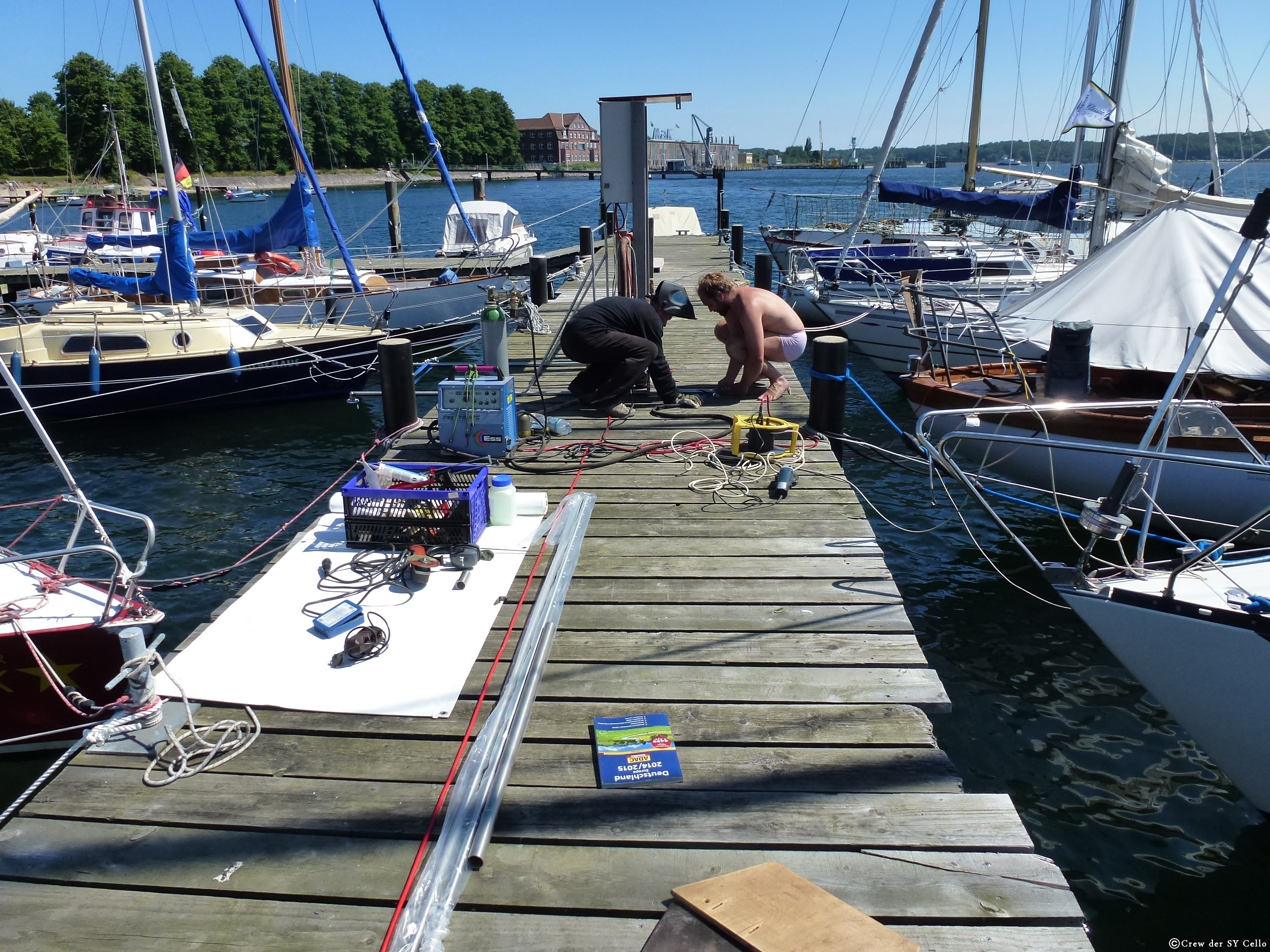 Vorbereitungen für die Solarpanele &hellip;