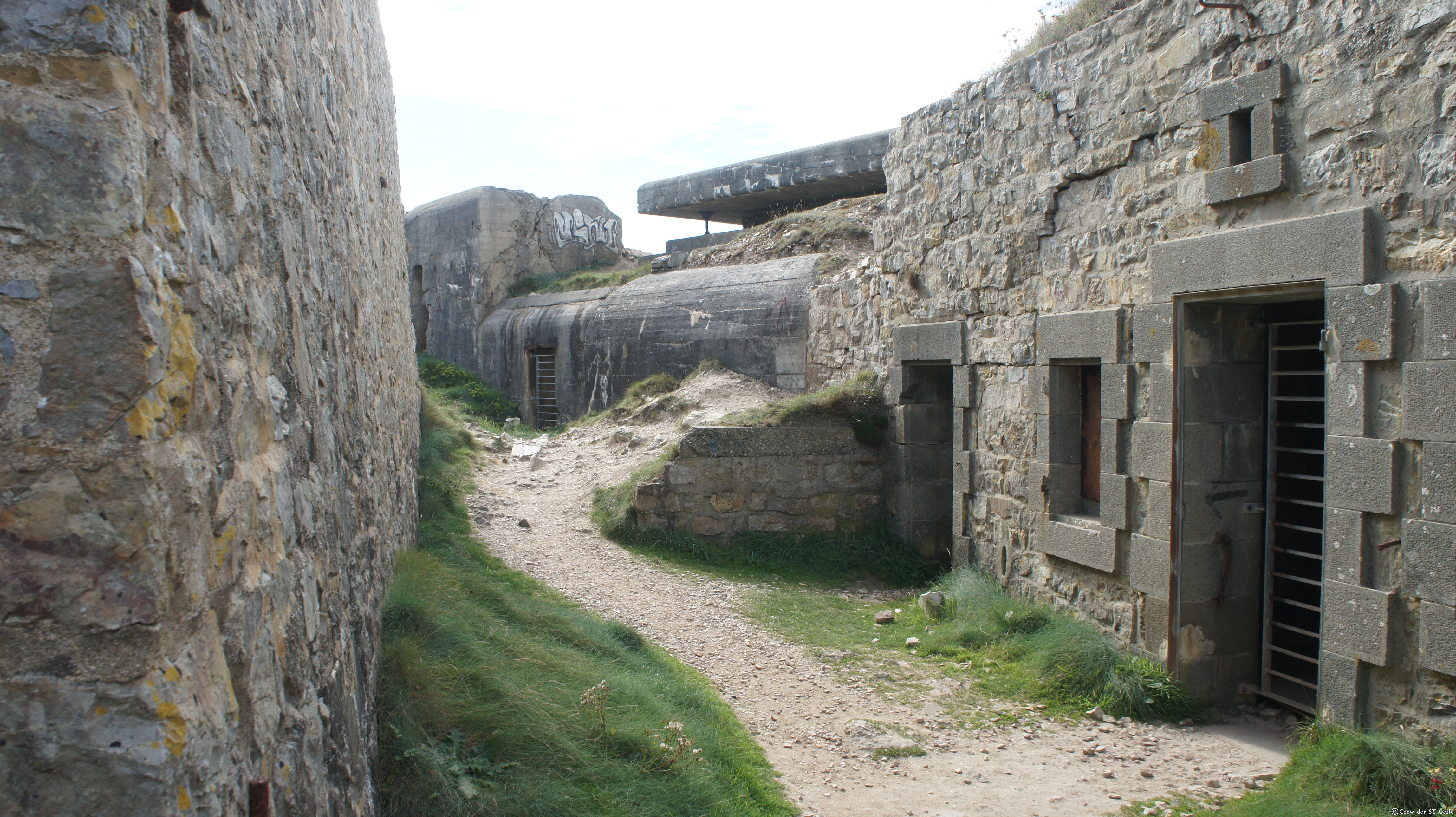 Und ein riesiger Bunkerkomplex