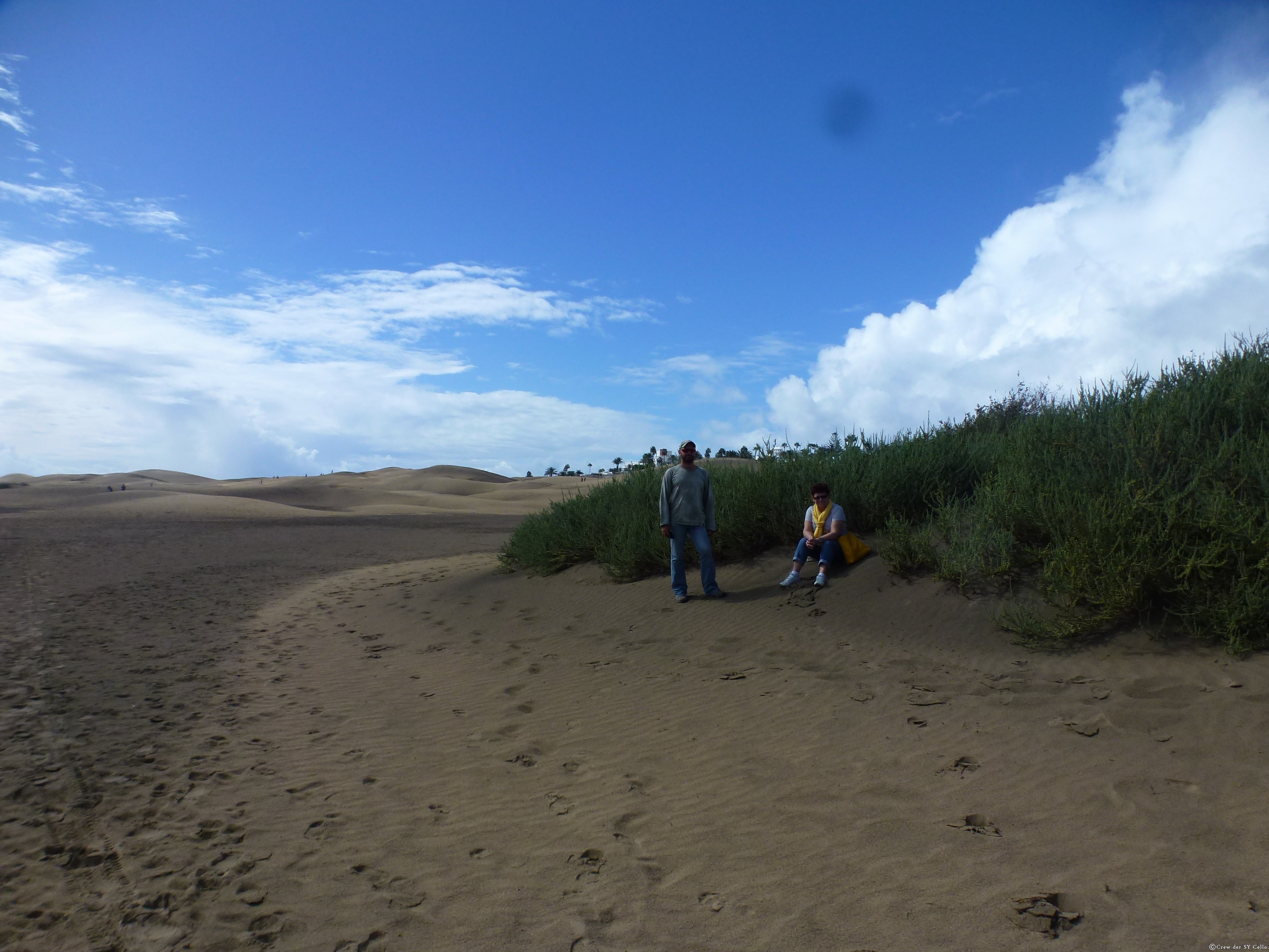 In den Dünen von Gran Canaria