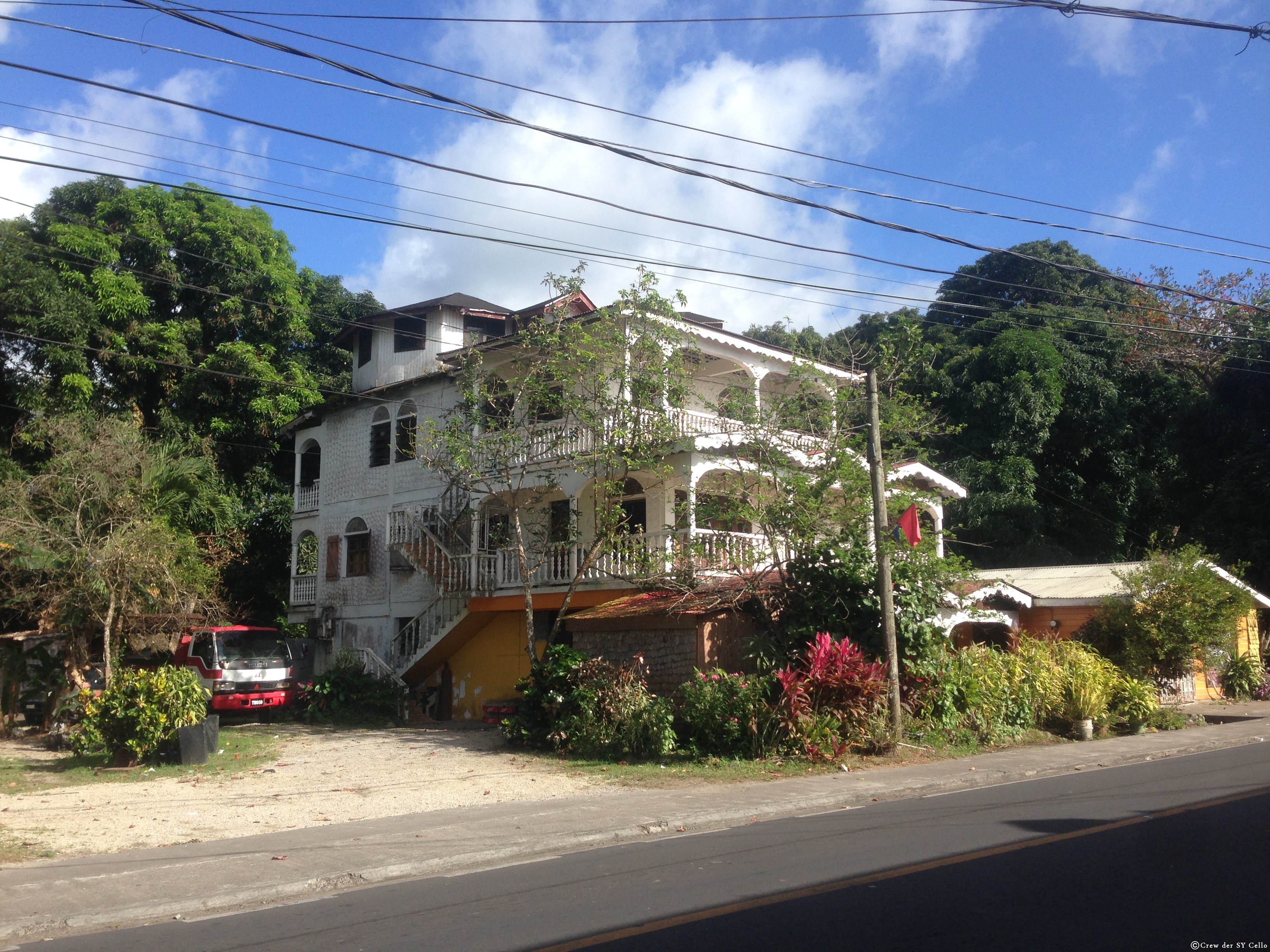 Ein Haus in Portsmouth, Dominica.
