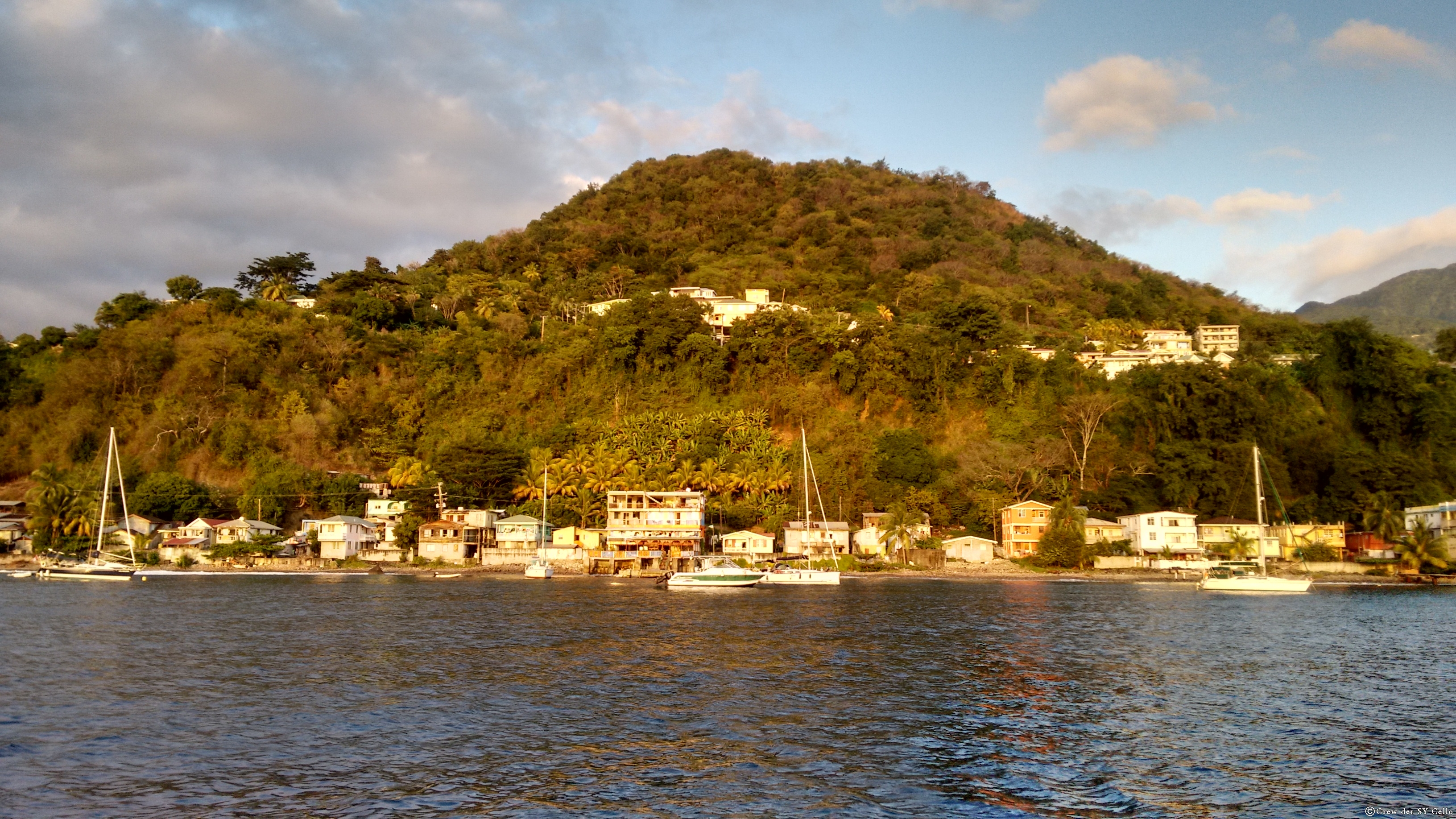 Ankerbucht bei Rosseau, Dominica.