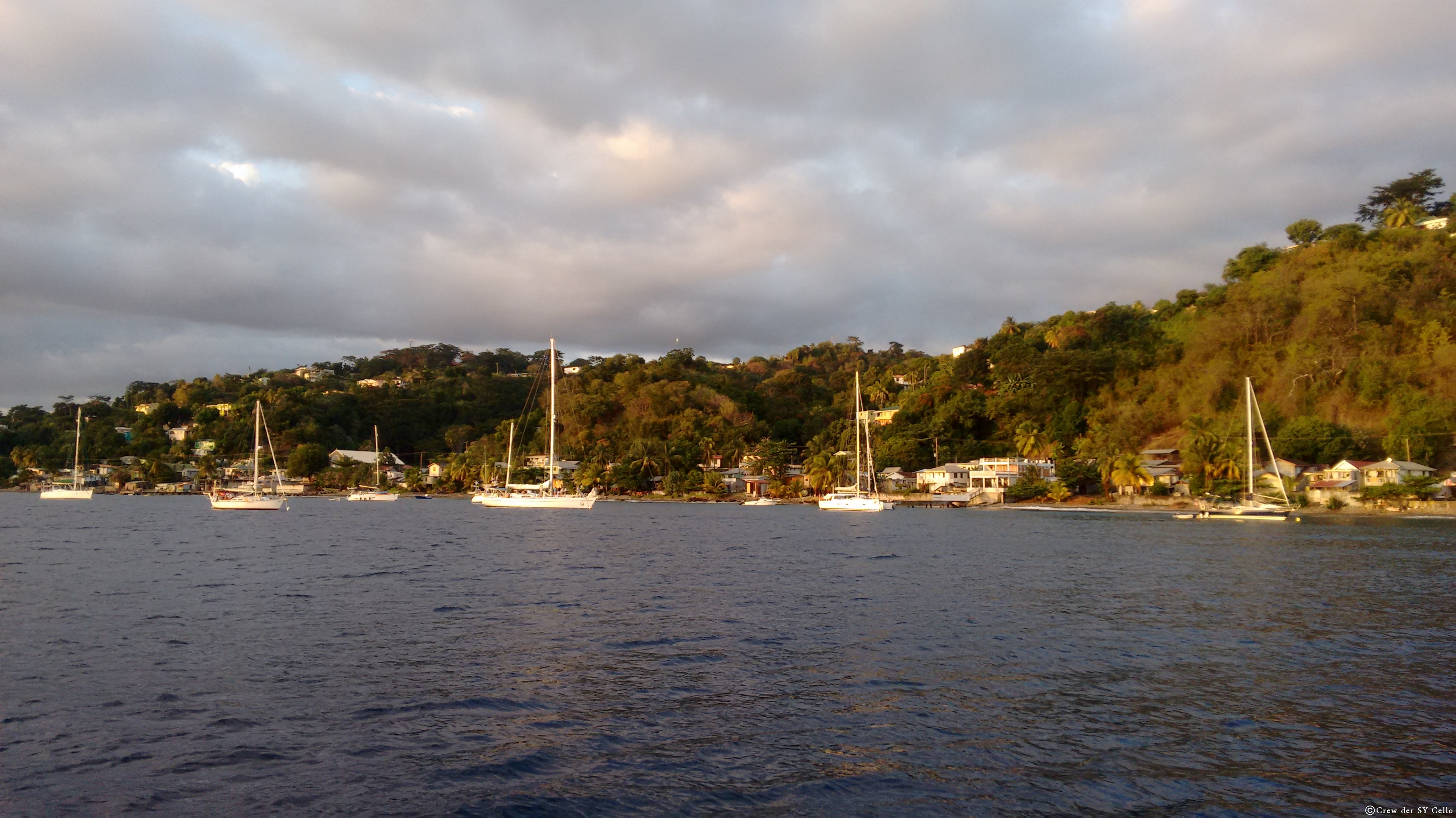 Ankerbucht bei Rosseau, Dominica.