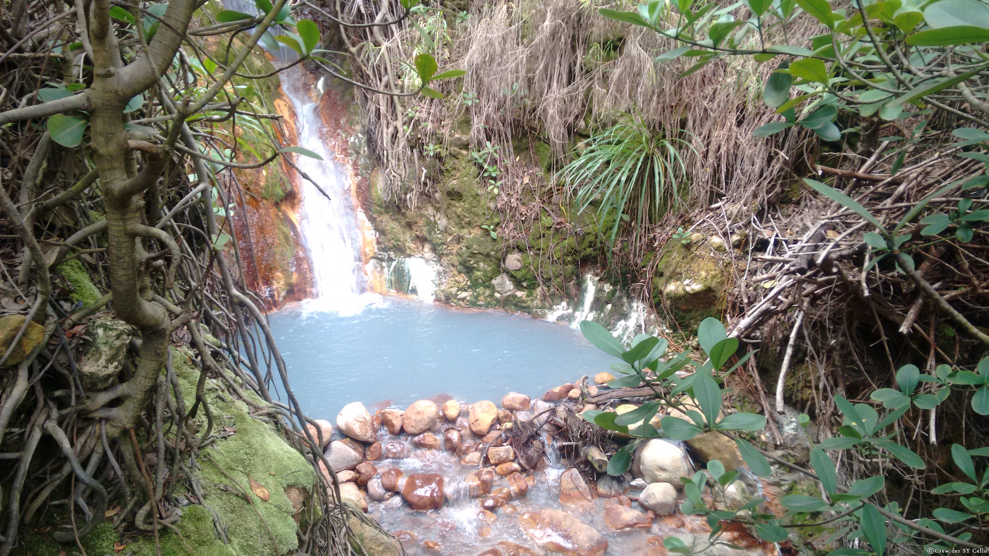 Unser Badetümpel, den wir beim Rückweg nutzten.