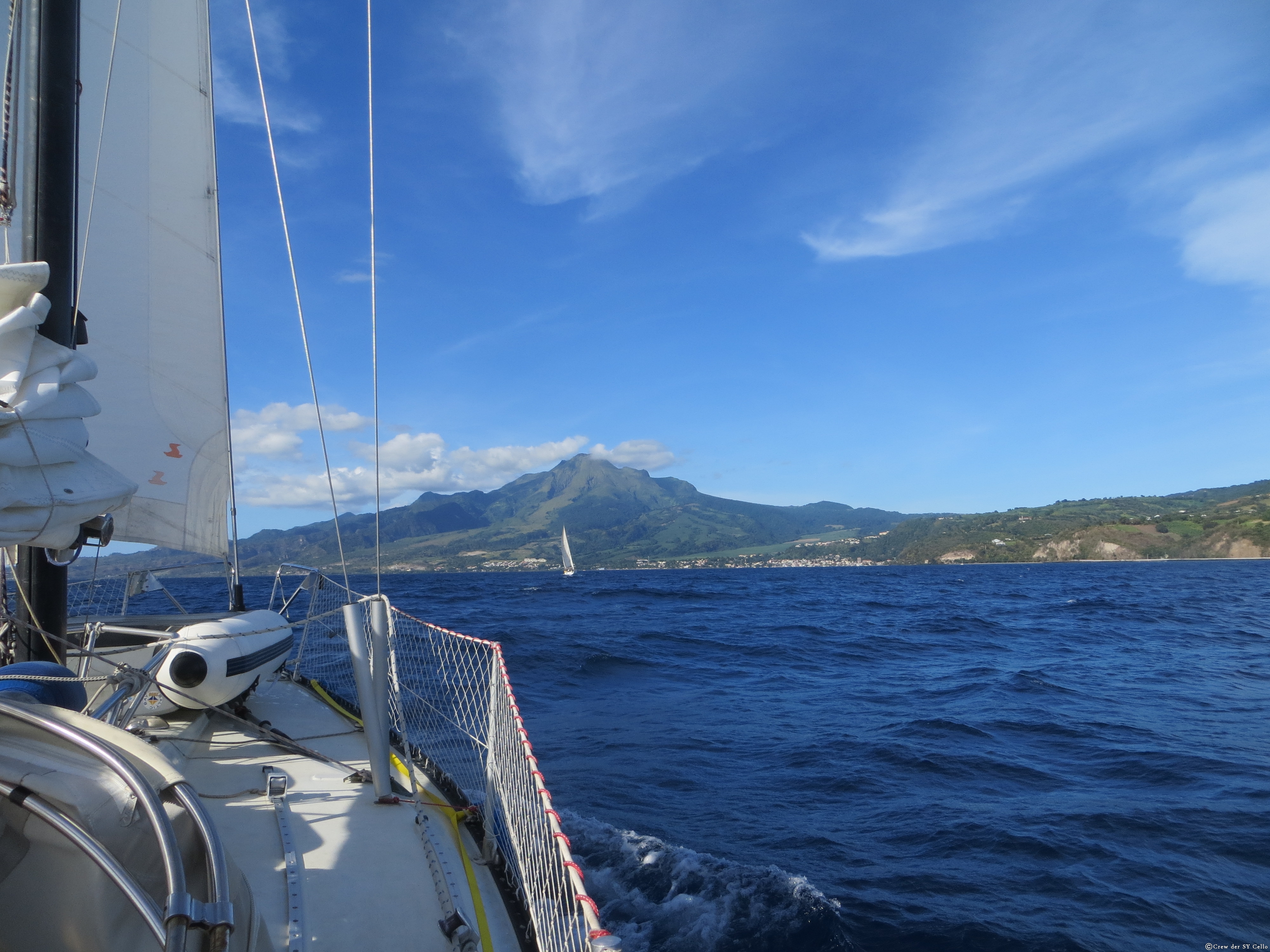 Auf dem Weg von &lsquo;Fort-de-France&rsquo; nach &lsquo;St. Pierre&rsquo;, Martinique.
