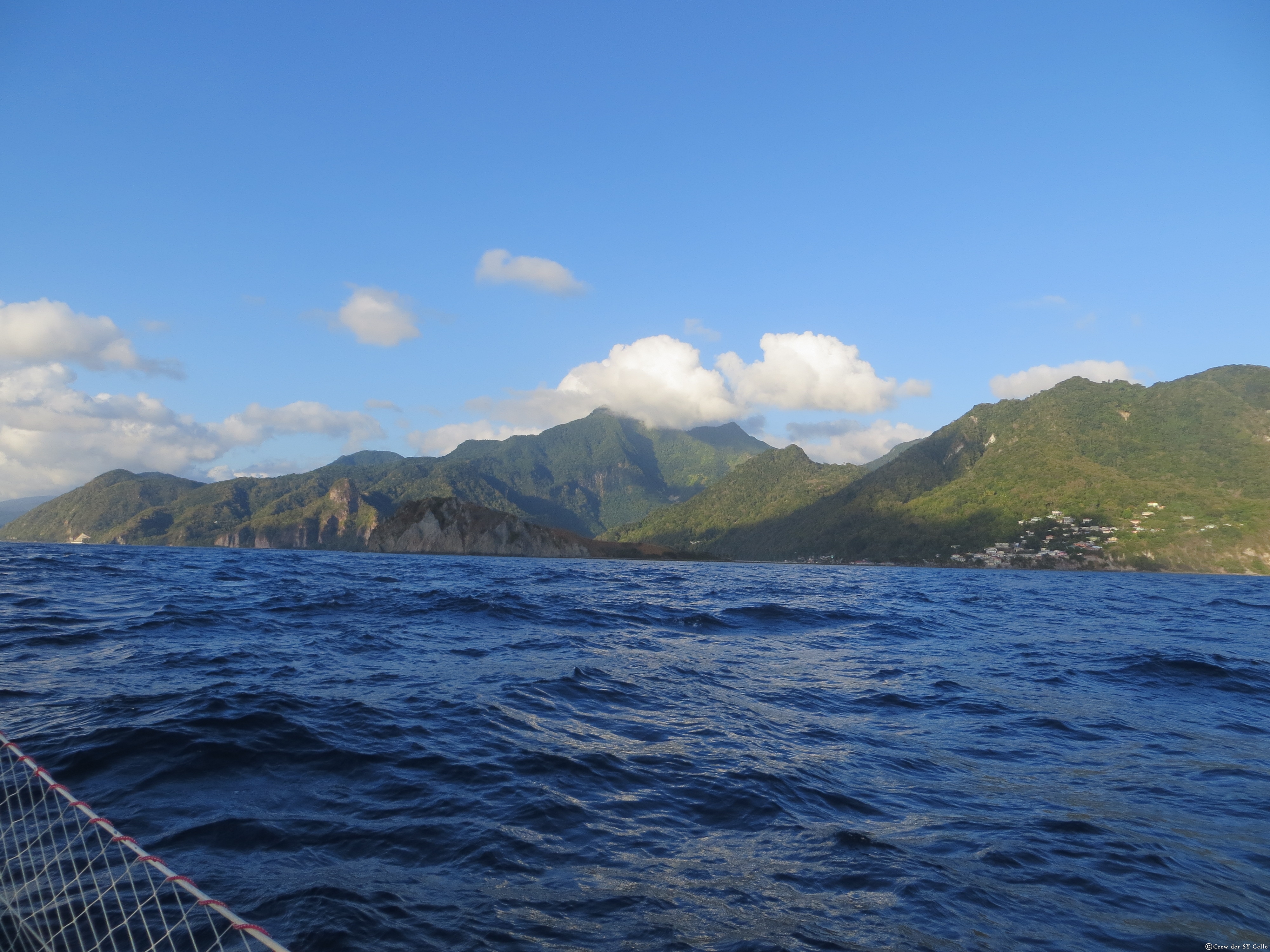 Auf dem Weg nach Dominica.