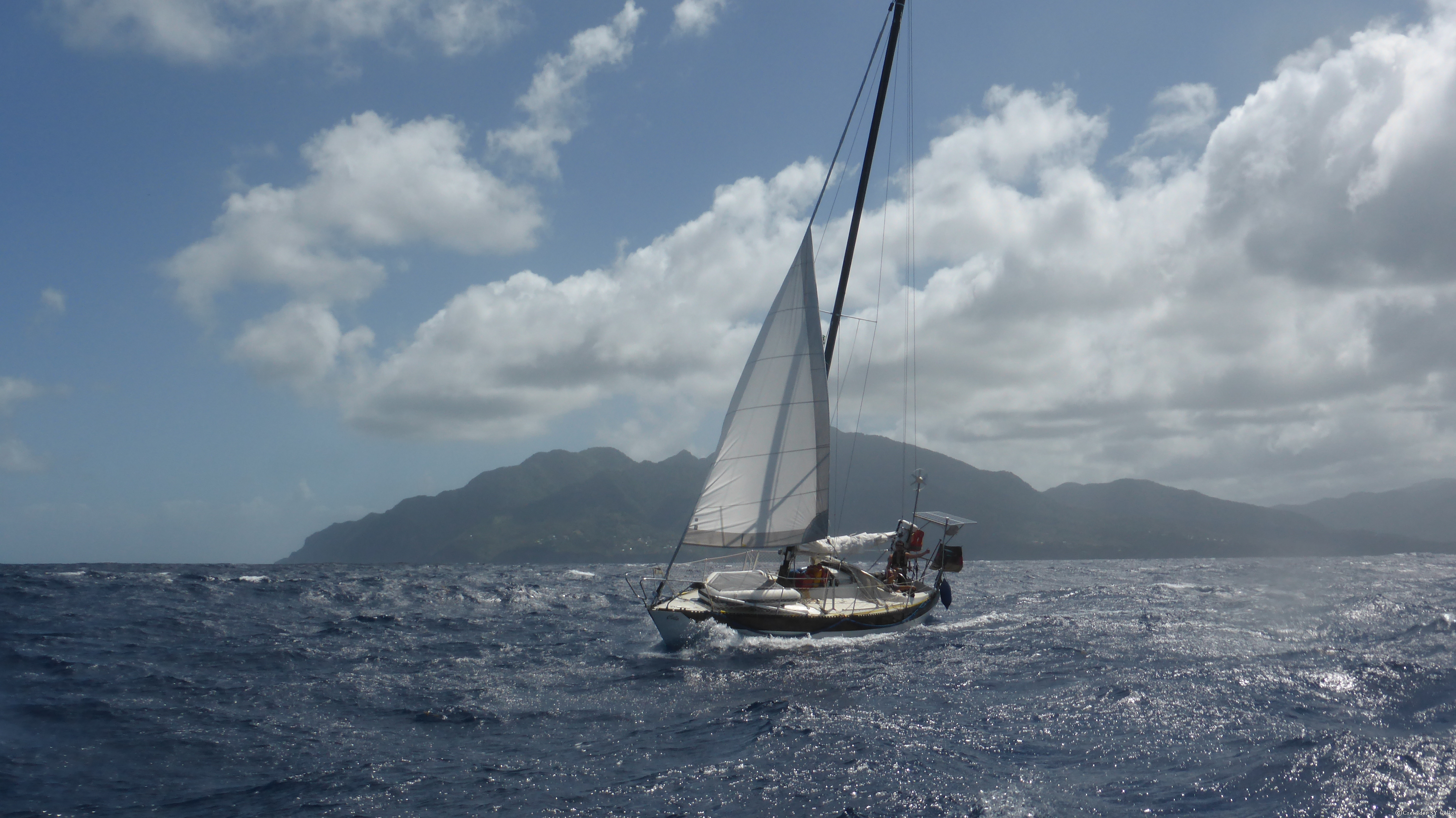 &hellip; und schon ist die Amazone vorbei.