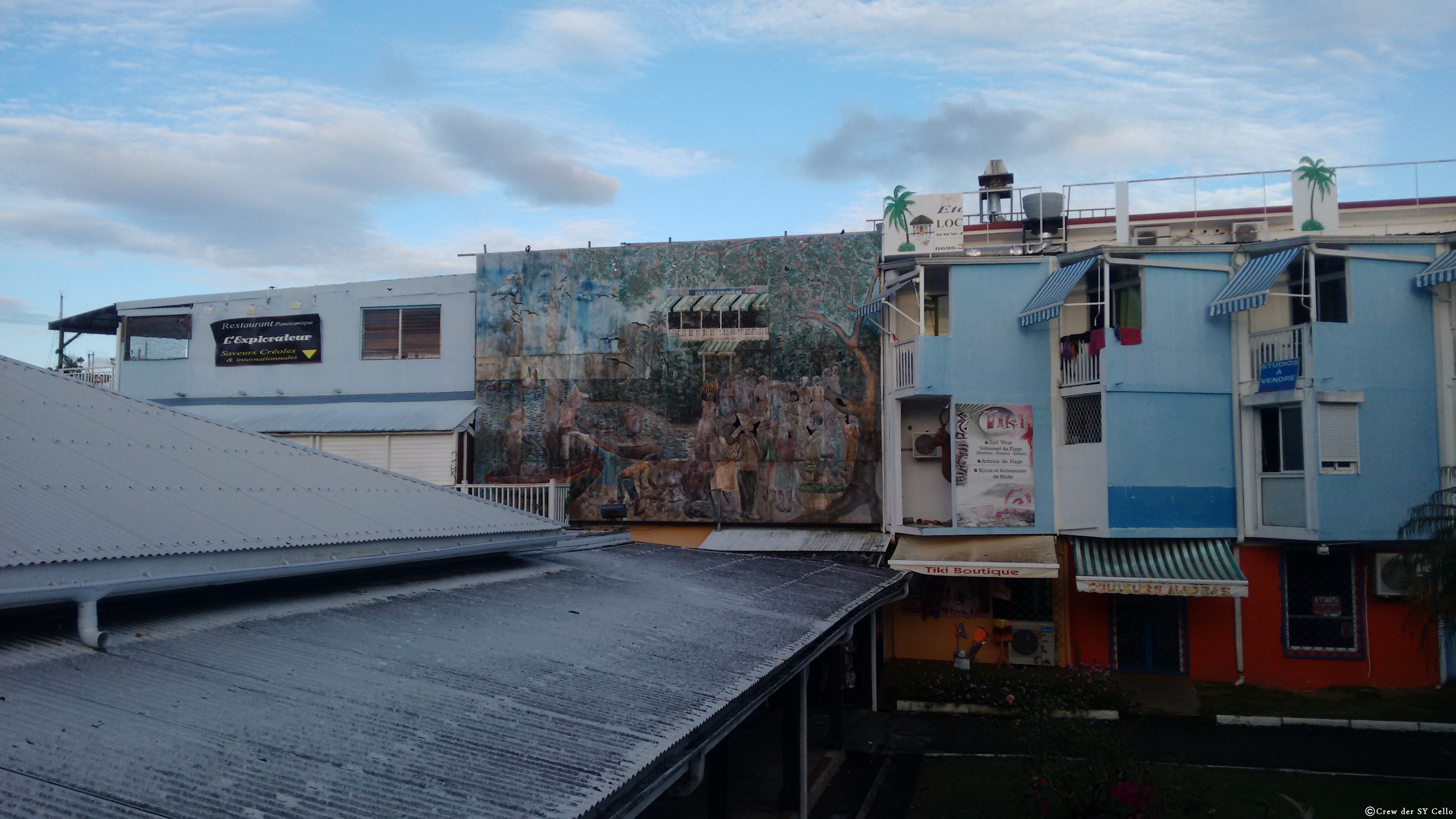 Street-Art in Anse Mitan, Martinique.