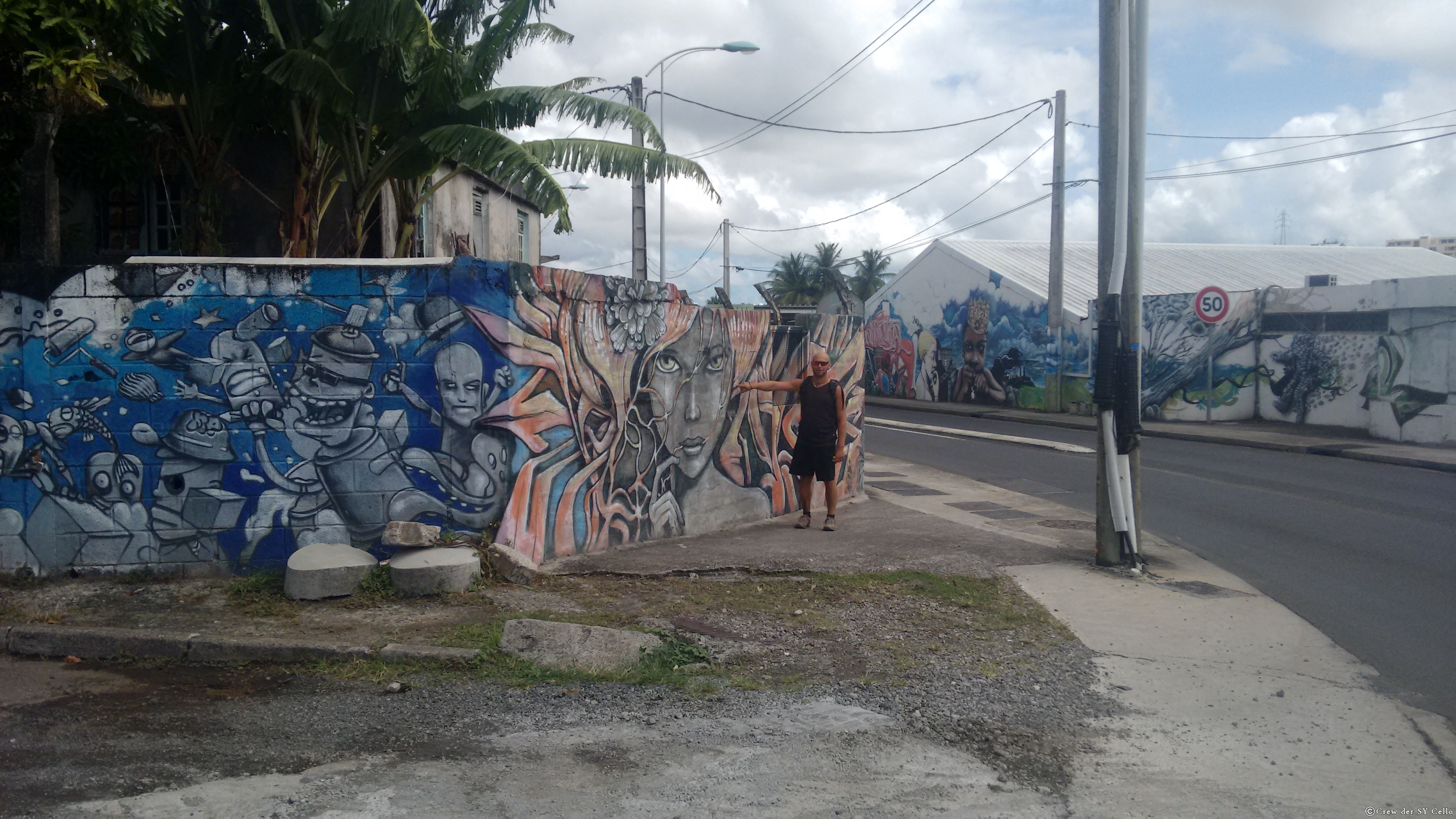 Street-Art in Fort-de-France, Martinique.