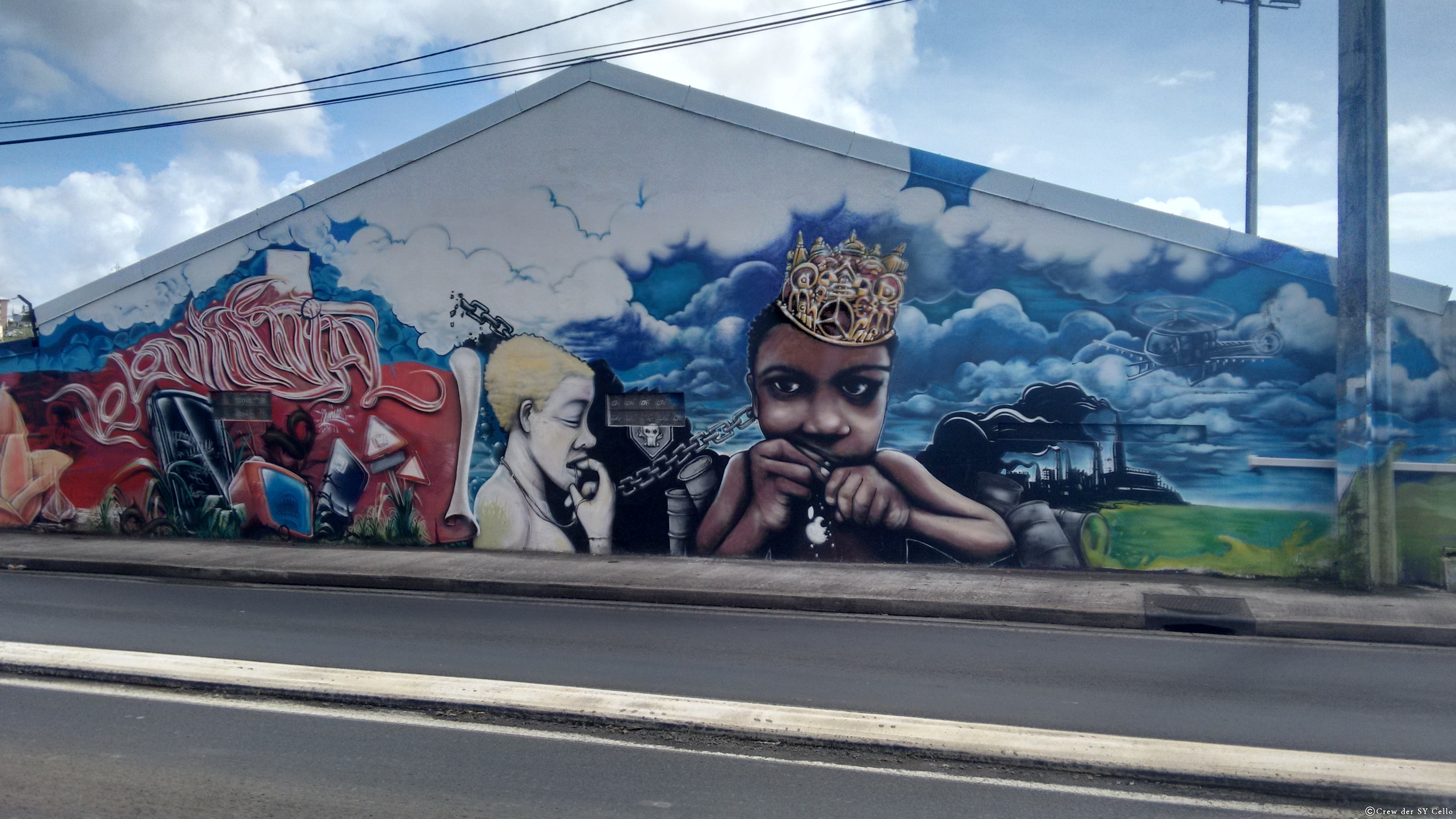 Street-Art in Fort-de-France, Martinique.