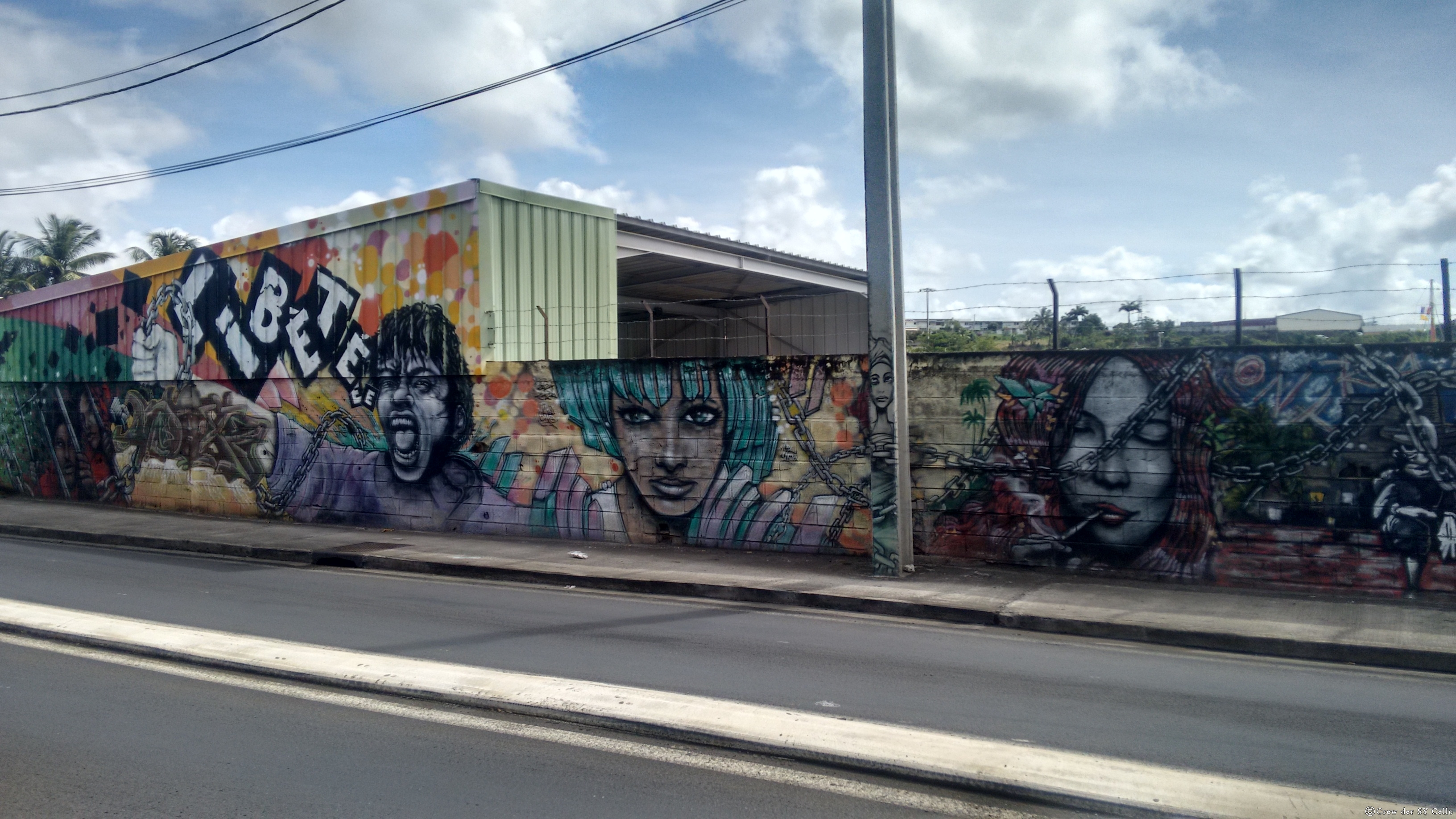 Street-Art in Fort-de-France, Martinique.