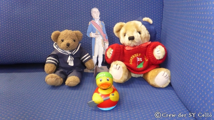 Die Besatzung der &lsquo;Amazone&rsquo; hat nun auch endlich ihre Ente bekommen.