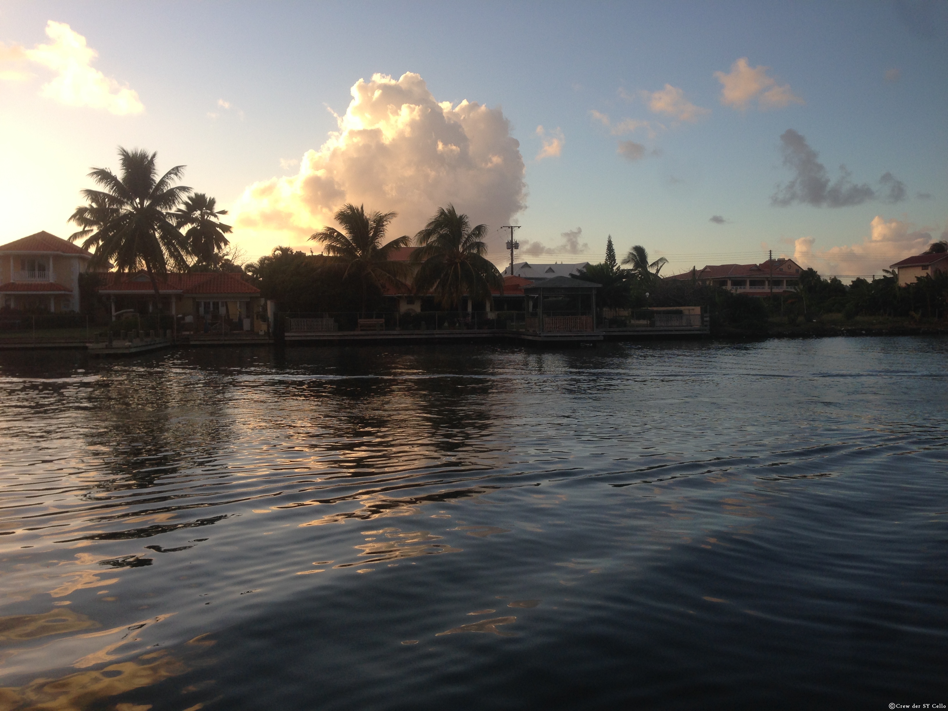 Luxus-Villen im Hafen der Rodney Bay Marina (St. Lucia)
