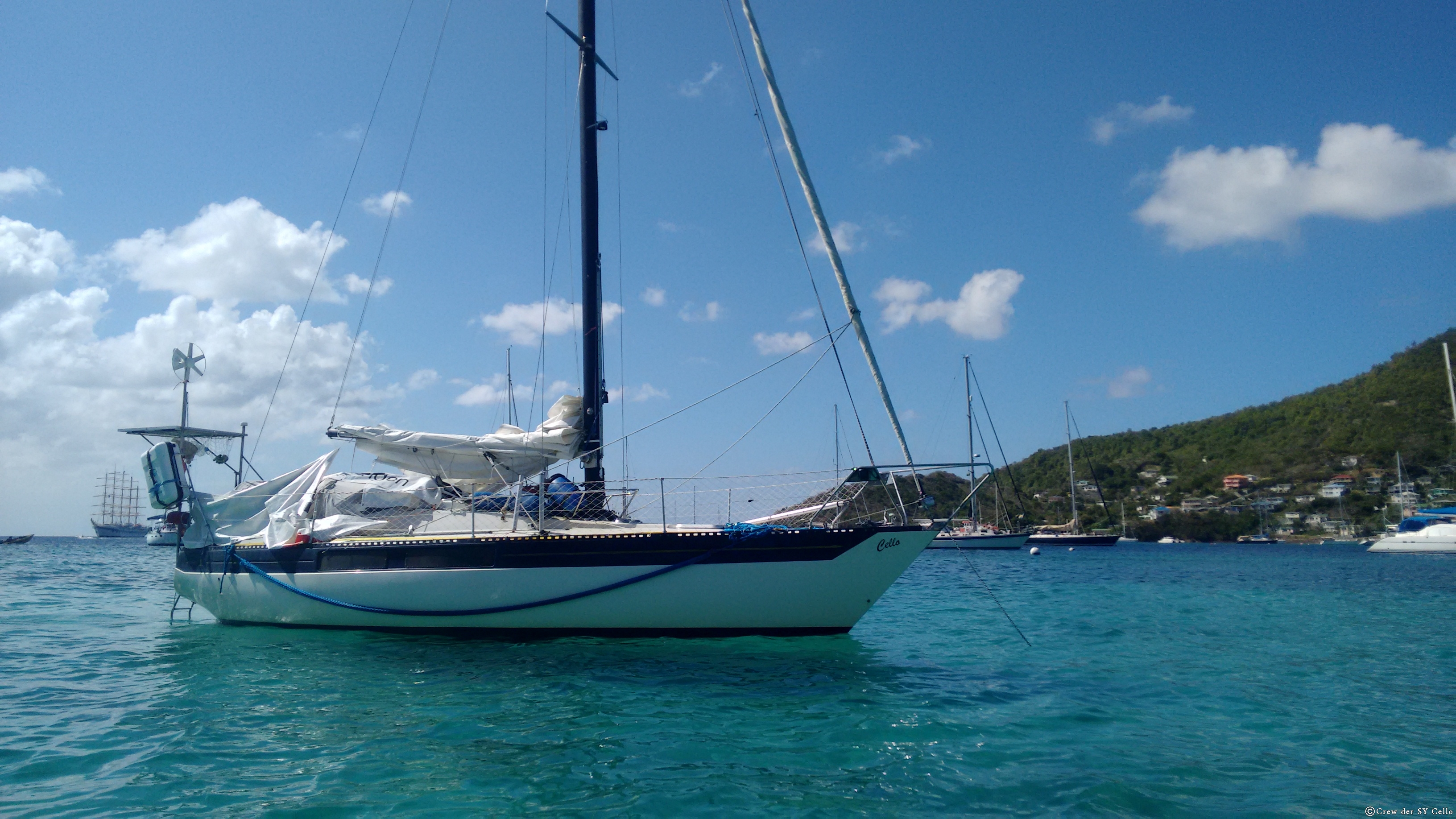 Die Cello, etwas dreckig ist sie geworden &hellip;