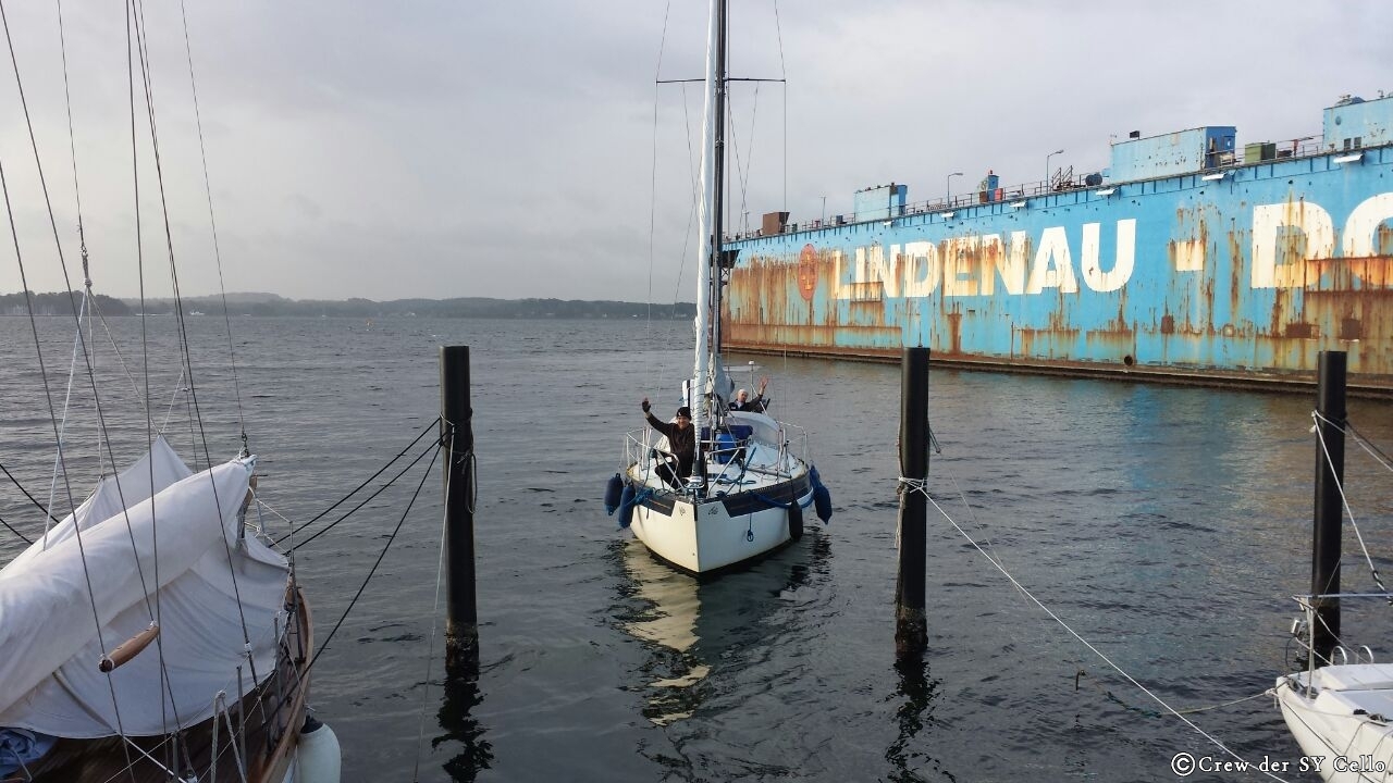 Letztes Mal Ablegen am Heimathafen