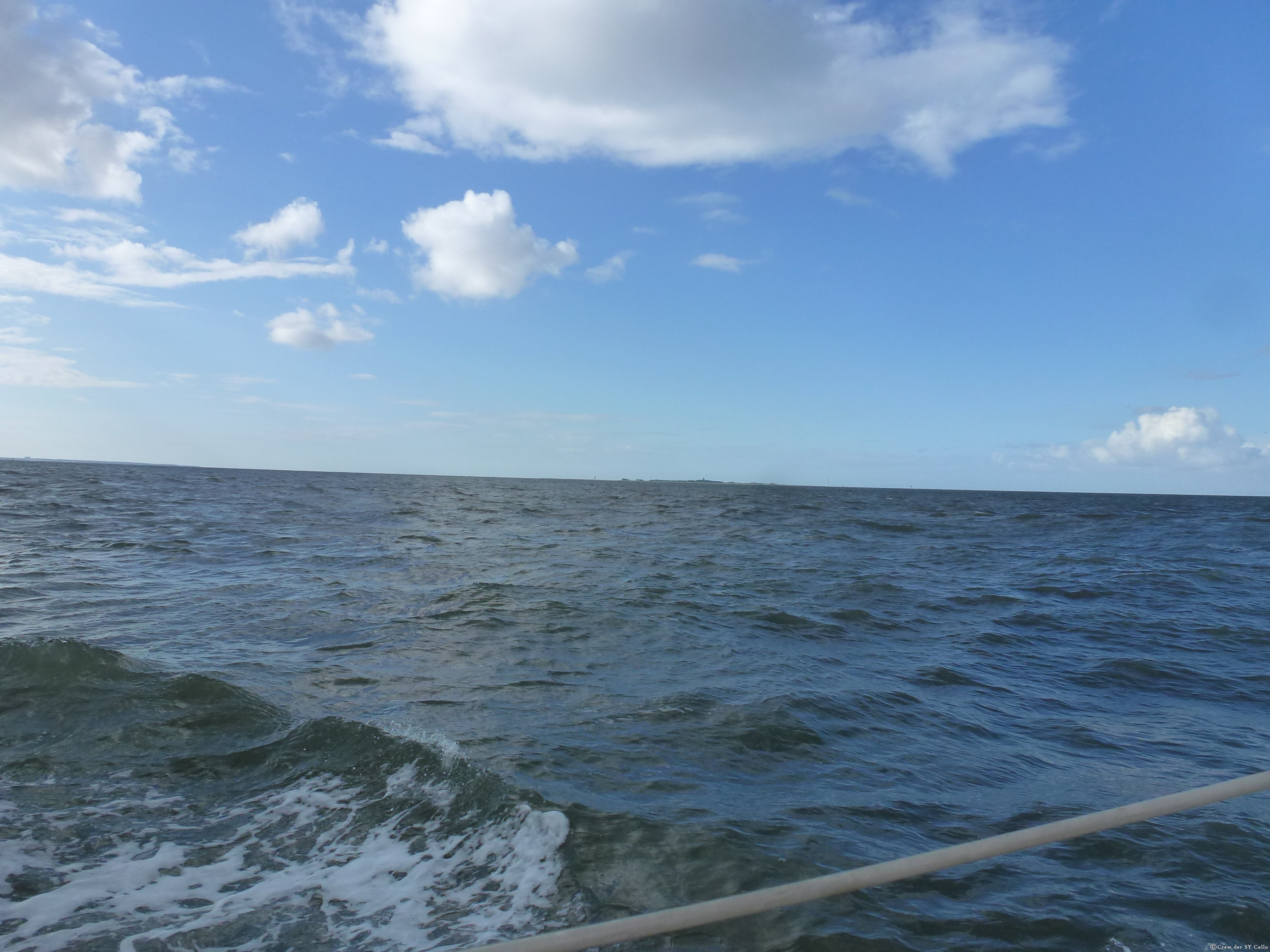 Blick nach Backbord (links)