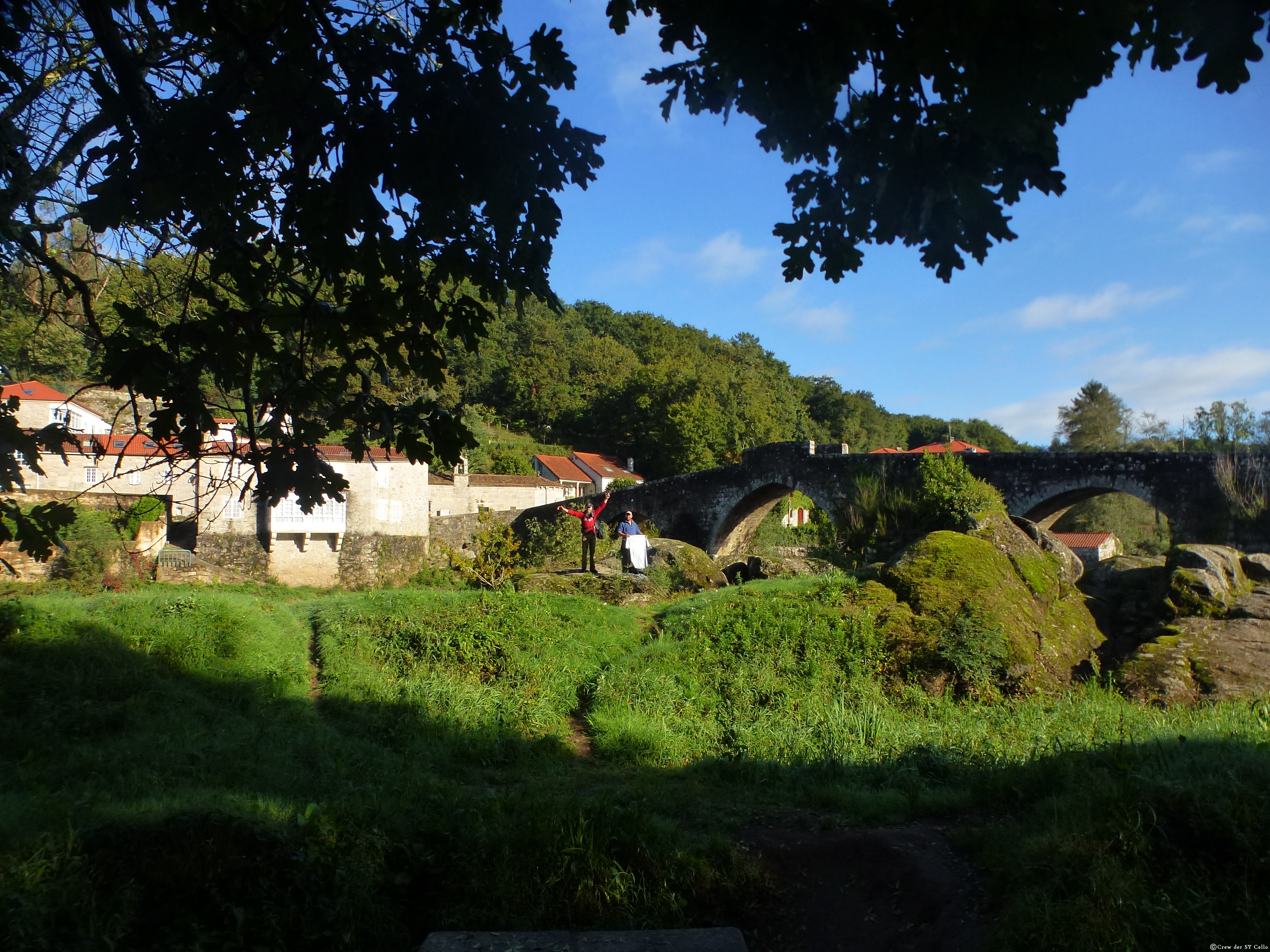 An diesem Platz haben wir unser zweites Frühstück des Tages eingenommen. Hobbits lassen grüßen.