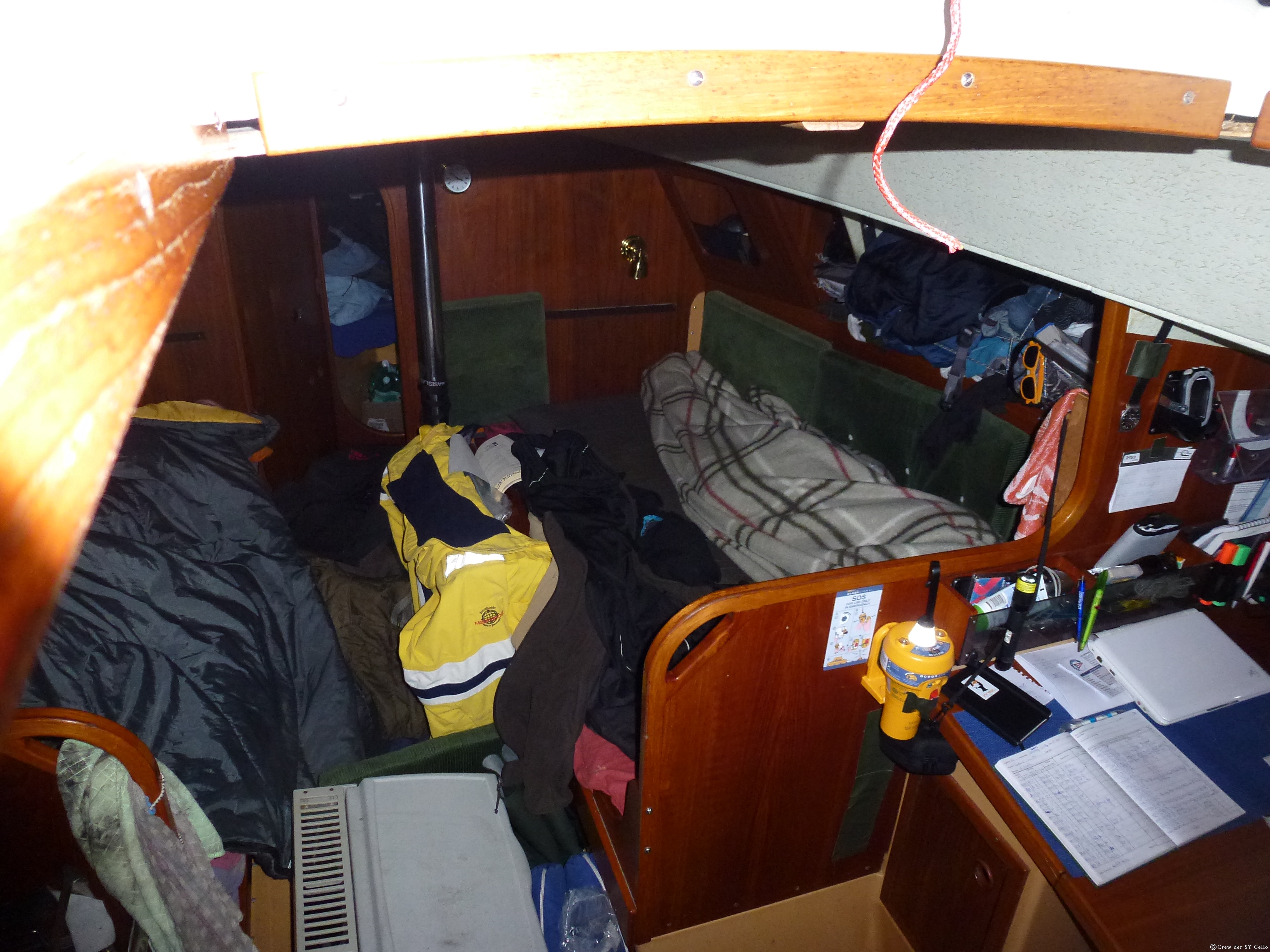 Ruheraum während der Biskaya Überquerung