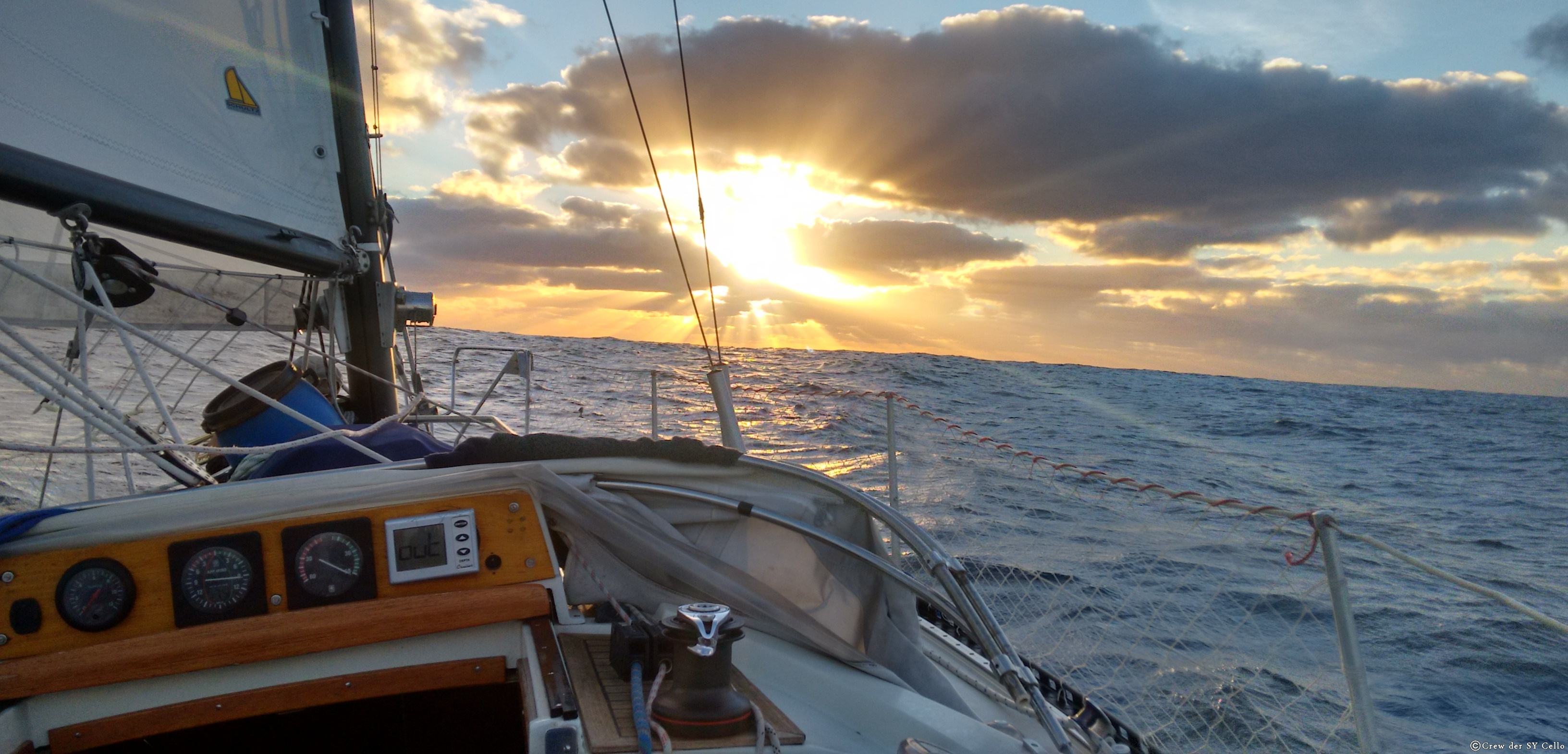 Header banner of 'Übersetzung: Artikel über unsere Reise bei NO FRILLS SAILING'