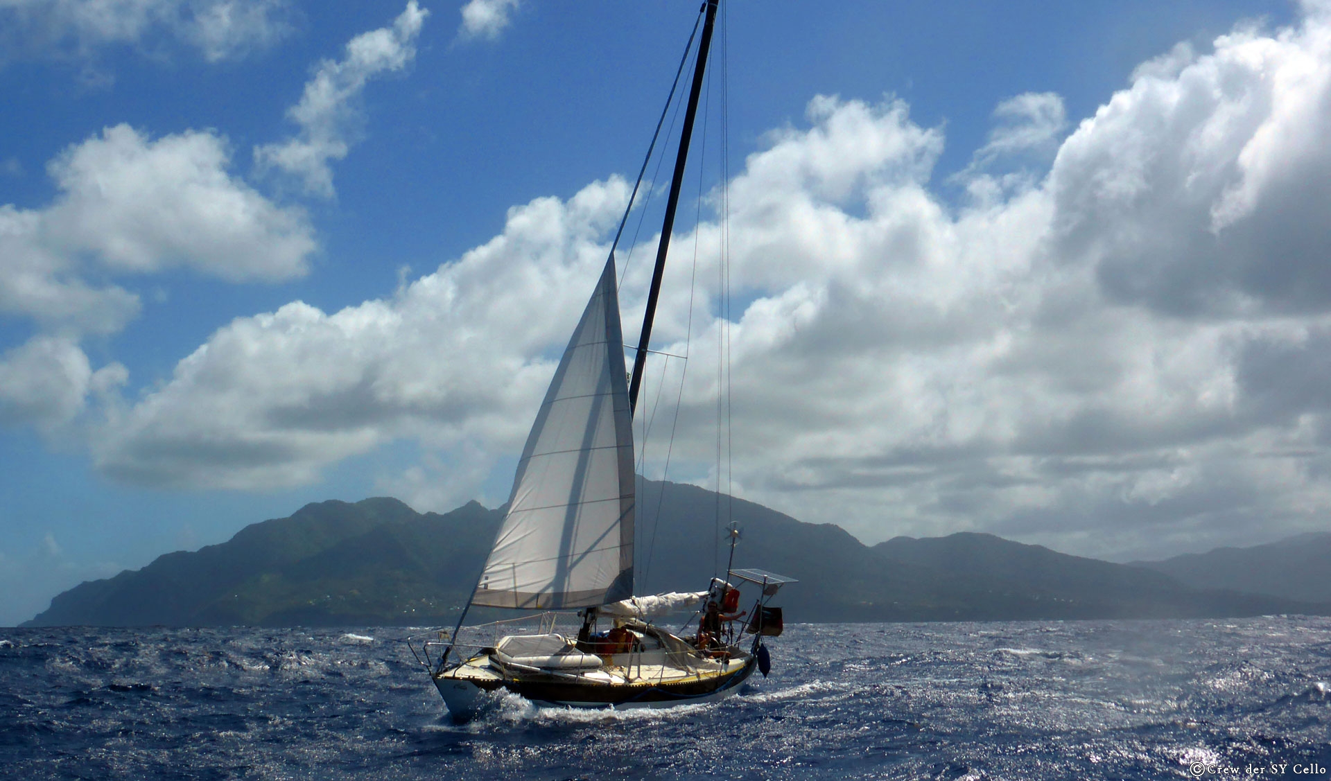 Die Königskreuzer 33 SY Cello unterwegs von Dominica